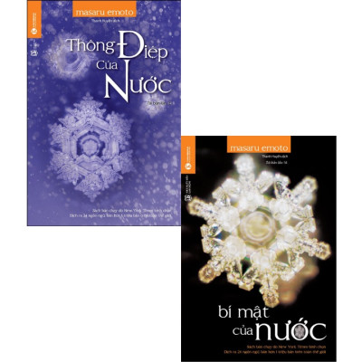 Bộ Bí Mật Của Nước Và Thông Điệp Của Nước (2 quyển, có hộp, ấn bản kỉ niệm 15 năm Thaihabooks)