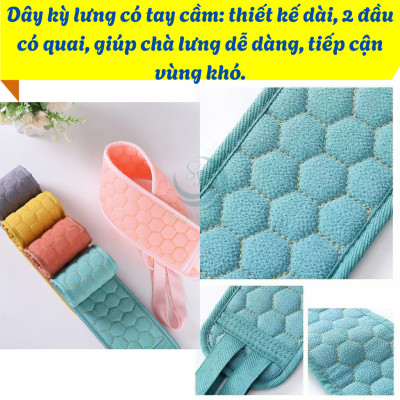 Bộ Dụng Cụ Tắm Tẩy Tế Bào Chết 3 Món – Sạch Sâu, Da Mịn Màng Set tắm tẩy da chết 3 món tiện lợi Combo găng tay – dây cọ lưng – bông tắm tạo bọt