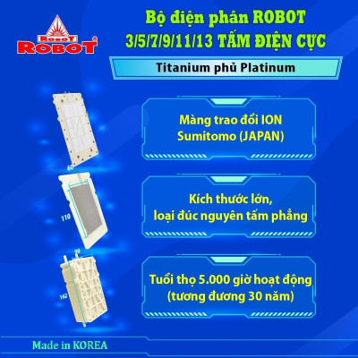 Máy Lọc Nước Ion Kiềm Nóng Lạnh ROBOT UHC - 4911 - Hàng chính hãng