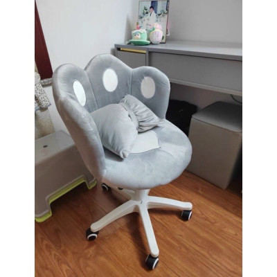 Ghế ngồi xoay công chúa Juno Sofa ghế vương miện, ghế ngồi bàn trang điểm dễ thương 