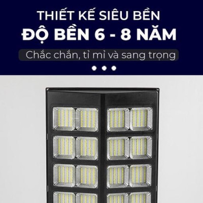Đèn Đường Năng Lượng Mặt Trời Liền Thể 2 Cánh 360W , có điều khiển từ xa, chống nước đạt chuẩn IP65