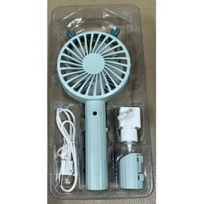 Quạt Mini Để Bàn, Quạt Tích Điện Sạc USB - Quạt Cầm Tay Tốc Độ, Điều Chỉnh Hướng Gió Xoay 360 Độ, Kiểu Dáng Sang Trọng , Không Gây Ồn, Pin Sạc - Giao Màu Ngẫu Nhiên - Hàng Nhập Khẩu 1