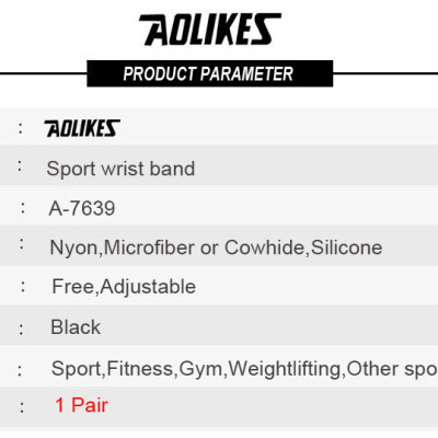 Găng Tay Tập GYM Lifting Grips Aolikes Pro Hở Mu Bàn Tay 7639 AL7639 Kiêm Dây Kéo Lưng