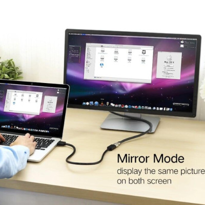 Ugreen 10146 5M màu Đen Cáp tín hiệu HDMI nối dài hỗ trợ 4K x 2K Ugreen HD107 - Hàng Chính Hãng