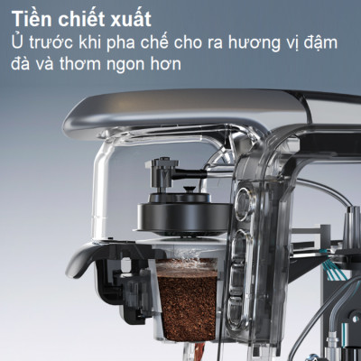 Máy pha cà phê 4 trong 1, Espresso, Viên Nén Nespresso, Nescafe Dolcegusto, Kcup HiBREW H6 - Hàng Chính Hãng