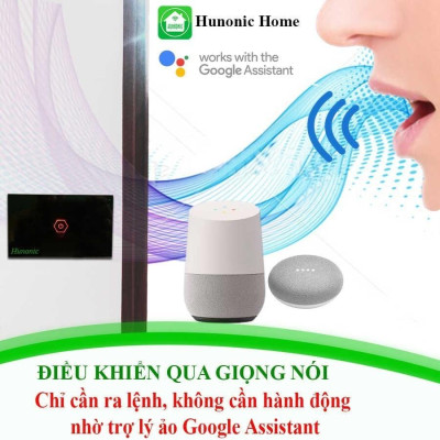 [KHÔNG ĐIỀU KHIỂN] Ổ Cắm Mặt Kính Hunonic Datic 2 Ổ Có Tiếp Địa
