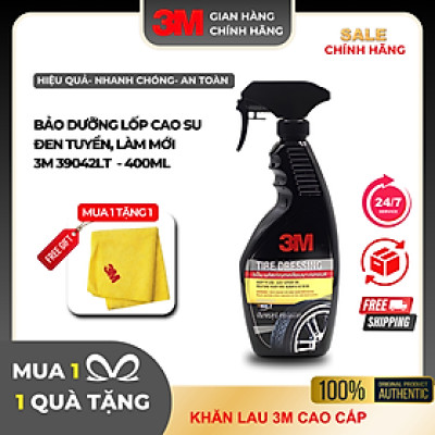Chai Xịt Bảo Dưỡng Lốp Xe Ô Tô 3M 39042 LT 3M Tire Dressing (400ml)