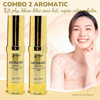 COMBO 2 Lọ Xịt Phụ Khoa AROMATIC Quyên Lara 20ml, Khử Mùi Hôi, Ngừa Viêm Nhiễm, Cân Bằng PH
