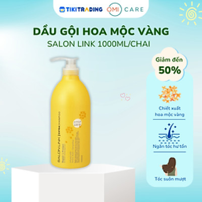 Dầu gội siêu dưỡng phục hồi tóc hư tổn chứa chiết xuất hoa mộc vàng salon link 1000 ml/chai