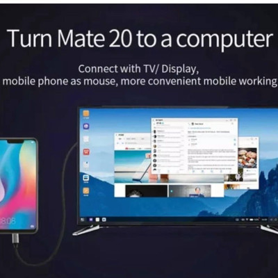 Cáp Chuyển Đổi Từ Type C Sang HDMI TV WiWU X9 Type-C To HDM X9  Tạo Rạp Chiếu Phim Chất Lượng FullHD Tại Nhà - Hàng Chính Hãng