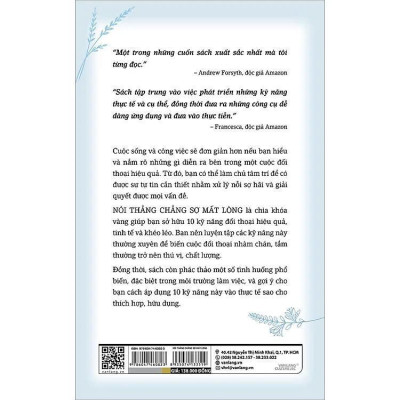 Sách - Nói Thẳng Chẳng Sợ Mất Lòng - Karl James - VanLangBooks