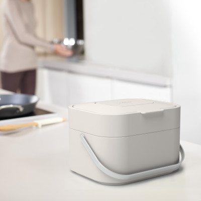 Joseph Joseph - Thùng đựng rác hữu cơ mini cao cấp Stack 4L Food Waste Caddy Editions Blue 003215