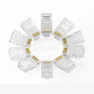 ĐầU MạNg Rj45 Cat5 Cao CấP 10Pcs/TúI Ugreen Nw11020329 HàNg ChíNh HãNg