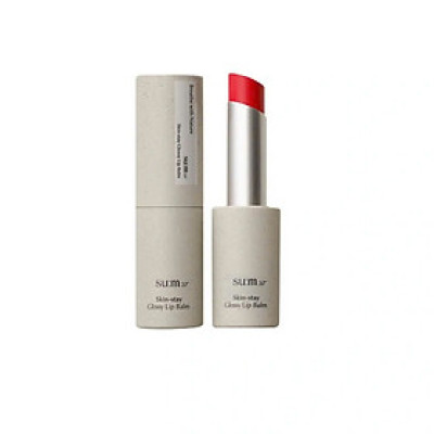 Son Dưỡng Môi Thuần Chay Su:m37 Skin Stay Glossy Lip Balm Coral