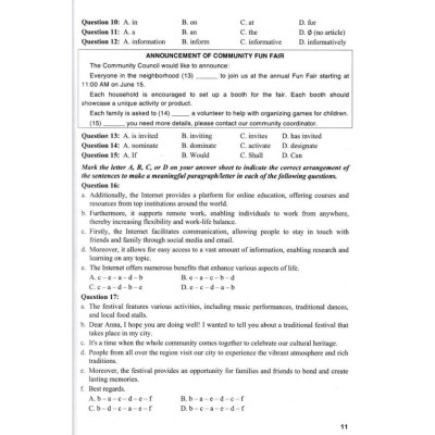 Sách 36 Bộ Đề TiếngAnh Theo Cấu Trúc Đề Minh Họa Kì Thi 2025 Luyện Thi THPT Quốc Gia Dùng Chung Cho Các Bộ SGK Hiện Hành