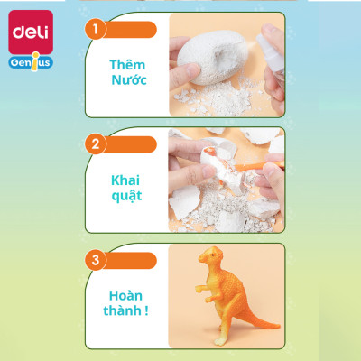 Bộ Đồ Chơi Khảo Cổ Truy Tìm Xương Khủng Long Bạo Chúa Deli - Đồ Chơi Giáo Dục Kích Thích Trí Tìm Tòi Sáng Tạo Của Trẻ - 74349 52