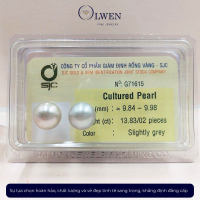 Ngọc trai có kiểm định G71615