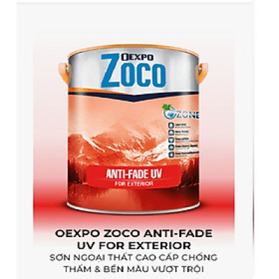 OEXPO ZOCO ANTI-FADE UV FOR EXTERIOR – SƠN NGOẠI THẤT CAO CẤP CHỐNG THẤM & BỀN MÀU VƯỢT TRỘI- OZ 86068