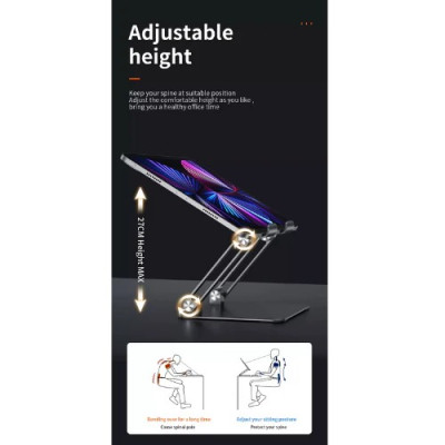 Giá Đỡ Wiwu Zm105 Dành Cho Máy Tính Bảng Chịu Tải Cao, Siêu Ổn Định, Chống Oxy Hóa Thủ Công, Ổn Định Và Bền Chặt - Hàng Chính Hãng