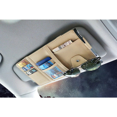 Túi Đựng Giấy Tờ, Kính Mắt Kẹp Gắn Chắn Nắng Ô Tô – Bảo Quản Giấy Tờ Siêu Tiện Lợi