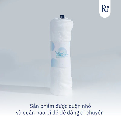 Vỏ Gối Ôm IceFiber™ Ru9 Mát Lạnh - Công Nghệ Sợi Lạnh Mang Lại Cảm Giác Ôm Thoải Mái, Mát Mẻ