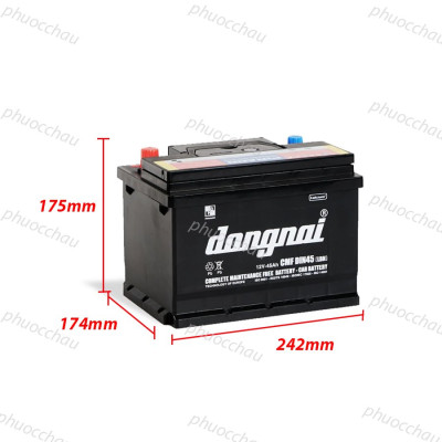 Ắc Quy Dong Nai CMF DIN45 (12V45Ah)