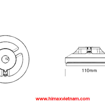 Đầu báo nhiệt địa chỉ hi max HD1014 (Kèm đế)