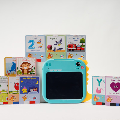 Máy Đọc Viết Từ Vựng Phát Nhạc Song Ngữ LalaTalk Kết Hợp Bảng Viết Tự Xóa Thông Minh (Cho bé từ 3 tuổi) - Lalala Baby