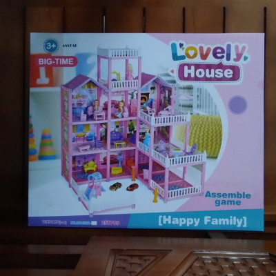 Đồ Chơi Cho Bé Gái, Nhà Búp Bê Cỡ Lớn 194 Chi Tiết, Đồ Chơi Búp Bê Barbie, Quà Tặng Sinh Nhật