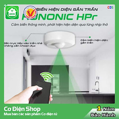 Cảm Biến Hiện Diện Hunonic HPR Ốp Trần - Tự Động Hóa Mọi Không Gian - Tiết Kiệm Điện Tối Ưu