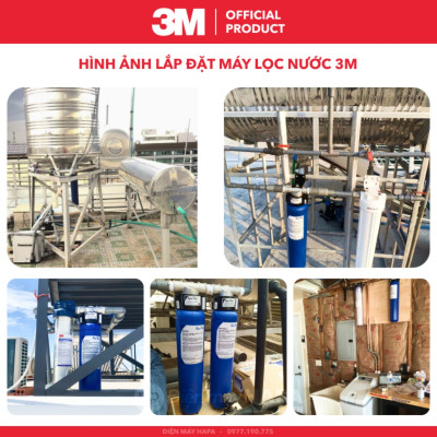 Bộ Lọc Thô 20 inch 3M AP102T-110 | CFS02T Cao Cấp Kèm Lõi 20" - Hàng Chính Hãng 3M, Nhập Khẩu Mỹ