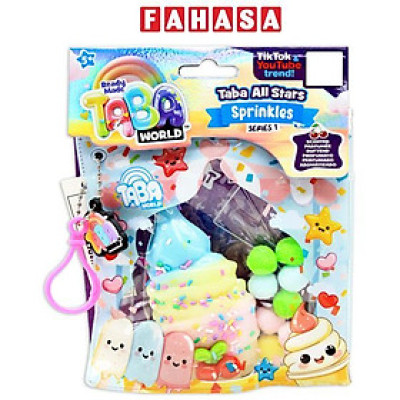 Đồ Chơi Móc Khóa Squishy - Taba World 855012-6L - Kem Ốc Quế
