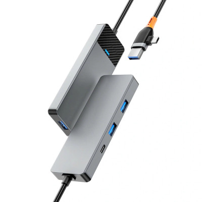 Hub Chuyển Đổi WI WU TYPE C Linker Series - Hàng Chính Hãng