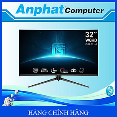 Màn hình LCD MSI G32CQ5P (31.5inch/WQHD/VA/170Hz/1ms) – Hàng Chính Hãng