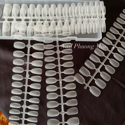 Hộp 240 Móng Up Ngắn Tròn Hạt Na, Vuông Ngắn Làm Nail, Bầu Dẻo Ôm Form Cao Cấp, Nhẹ Bền Đẹp, Móng Úp Dễ Gắn, Làm Móng Đẹp Tự Nhiên