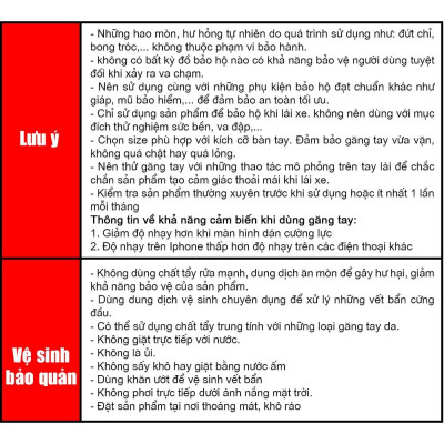 GĂNG TAY EGO EMG-7 DÀI NGÓN - GARA20