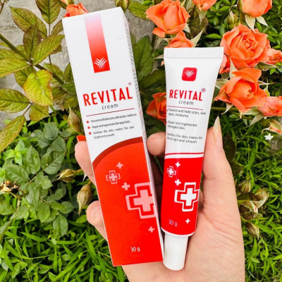COMBO 2 Tuýp Kem Mờ Sẹo REVITAL 30g, Hỗ Trợ Làm Mờ Sẹo, Giúp Dịu Da Cho Làn Da Sáng Mịn, Hồng Hào