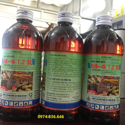 DẦU ĐẶC TRỊ MỐI MỌT GỖ M-4 1.2 SL