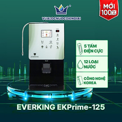 Máy Lọc Nước Điện Giải iON Kiềm EVERKING EKPrime-125 - Hàng Chính Hãng