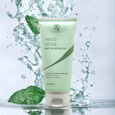 Mặt nạ dưỡng da Mint-Rose 100gr [Chính Hãng] cấp ẩm, sạch da, ngăn ngừa mụn, điều tiết bã nhờn cho da giúp da khỏe mạnh