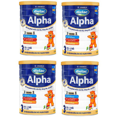 Sữa Bột Vinamilk Dielac Alpha Step 3 Hộp Thiếc (1500g)