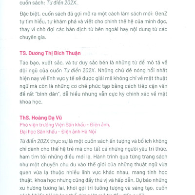 Từ Điển 202X - Dự Phóng Cho Người Trẻ