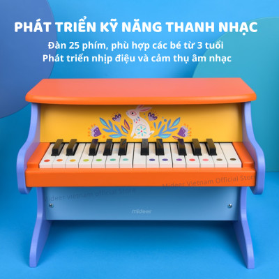 Đàn Piano Cho Bé Mideer Piano, Đồ Chơi âm nhạc cao cấp Cho Trẻ Em Từ 1,2,3,4,5,6,7 Tuổi