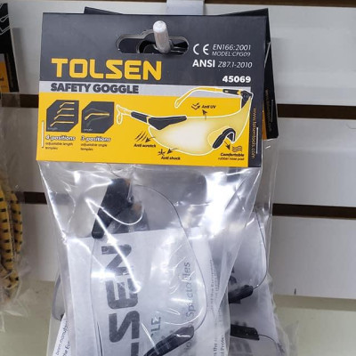 KÍNH BẢO HỘ CÓ DÂY TOLSEN 45069 - HÀNG CHÍNH HÃNG