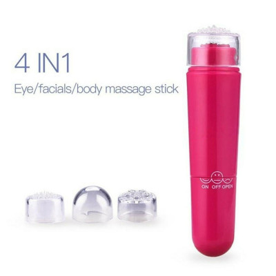 Máy Massages Mini Cầm Tay 4 đầu (11x3cm) Loại Tốt Nhất Có Sẵn Pin 2A B25