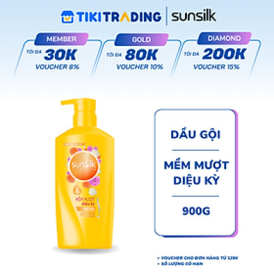 Dầu gội Sunsilk Mềm Mượt Diệu Kỳ 900g