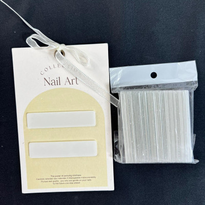 Set 50 Thanh Gắn Móng Mẫu Đầu Vuông Tròn Bằng Nhựa Mica Làm Nail, Trưng Bày Nailbox Chuyên Nghiệp, Cho Salon Và Cá Nhân Nữ Women