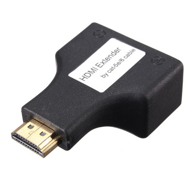 Bộ nối dài HDMI Extender 30m bằng dây lan RJ45 - Hàng Nhập Khẩu