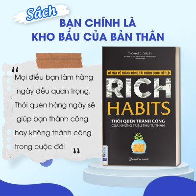 Thói Quen Thành Công Của Những Triệu Phú Tự Thân - Rich Habits (Tặng Bookmark PL)