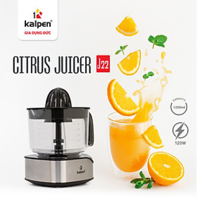 Máy vắt cam Kalpen Đức J22 dung tích 1.2L công suất 120W hàng chính hãng